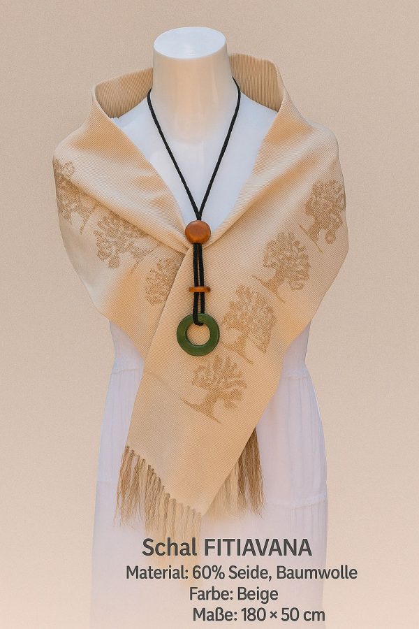 Schal Beige