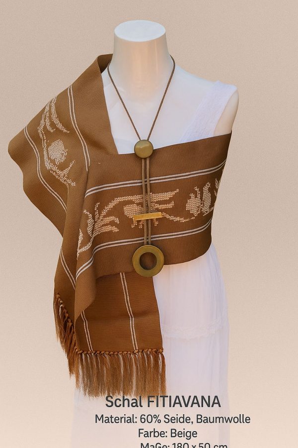Schal Braun
